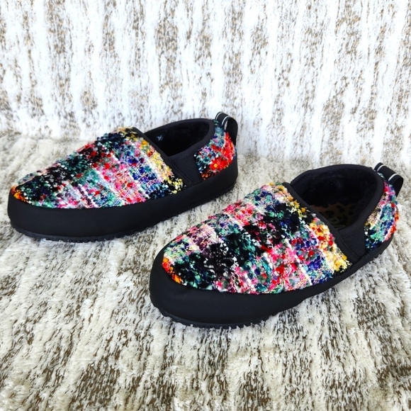 P448 Anthropologie "Laby" Knit Slipper Rainbow Multicolor | Women's Size 6 36 EU - Picture 2 of 15